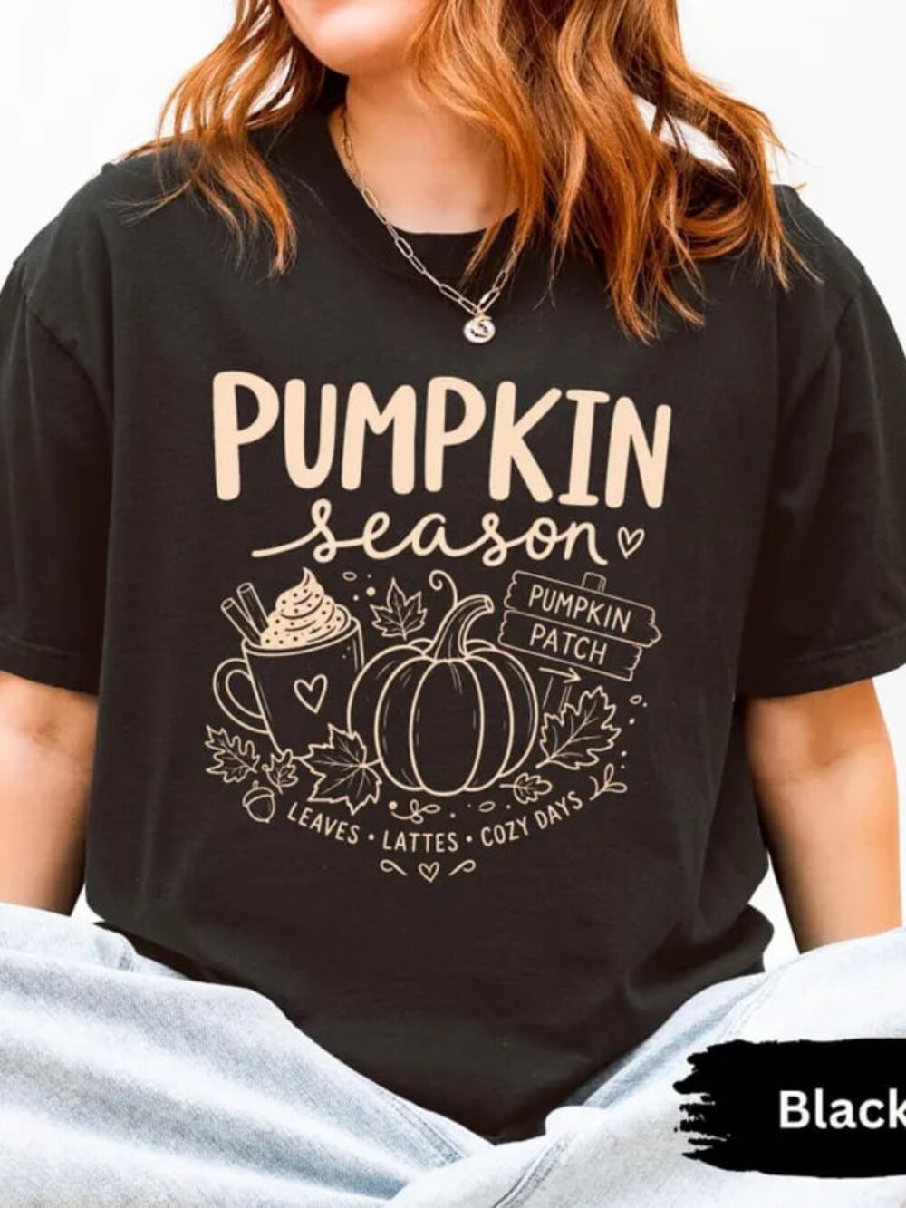 Pumpkin Season Shirt, Cute Fall Tee, Pumpkin Fall Gift Shirt
